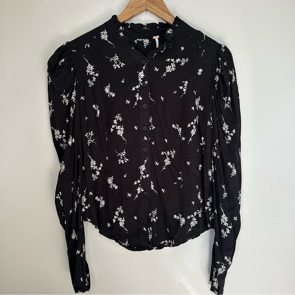 Free People Floral Top